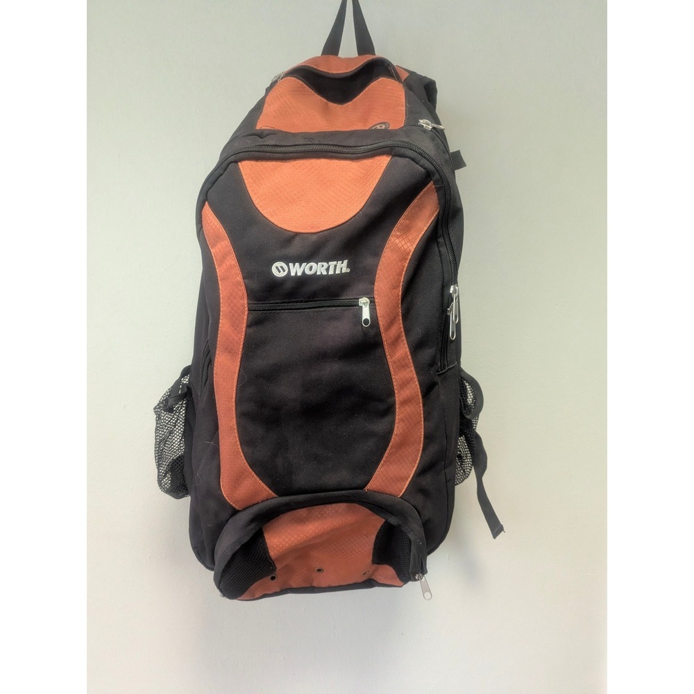 Worth Backpack Mens Large Black Orange Good Sports Equipment Gym Bag
